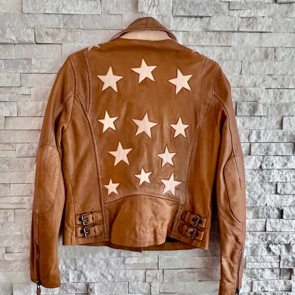 Mauritius Christy Leather Jacket in Honeycomb - NWOT - Picture 4 of 9